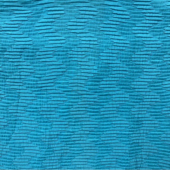 Chico's Travel Collection Textured Shirt Jacket Sz 0 Small Teal Blue Like New - Picture 13 of 17